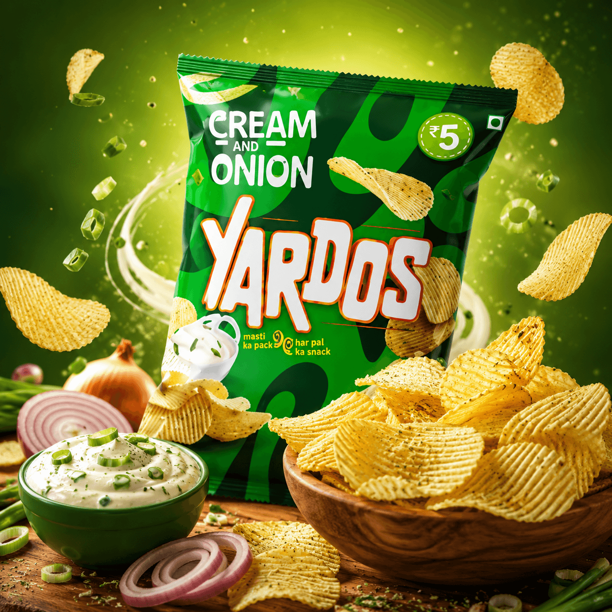 Yardos Cream N Onion