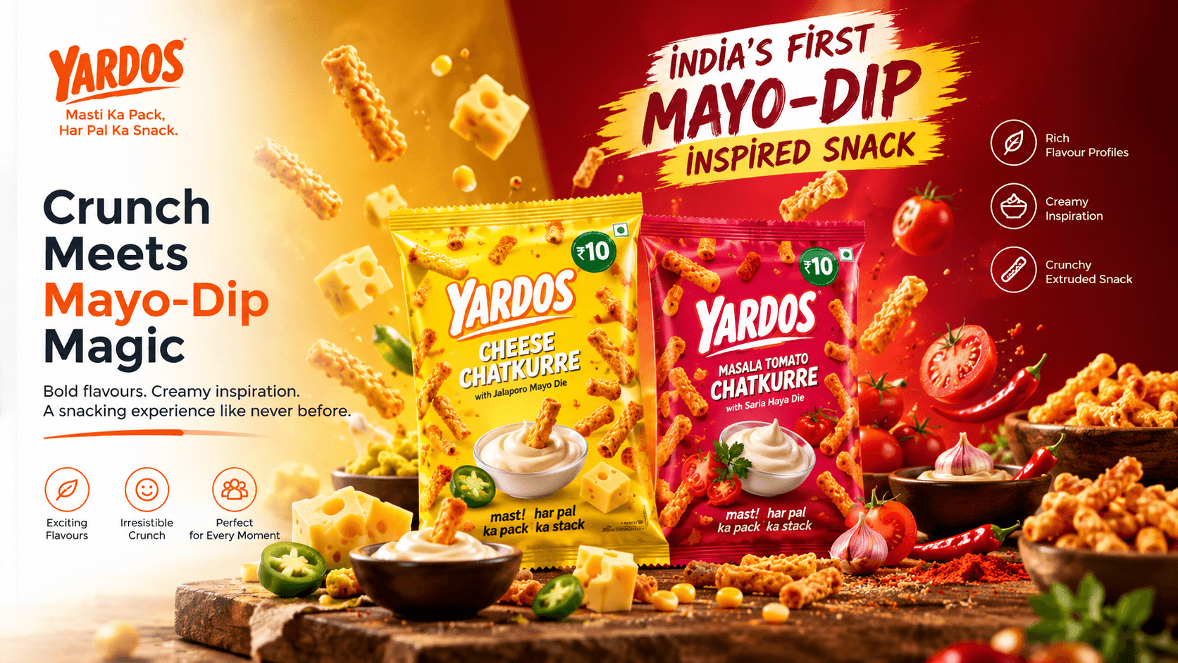 Mayo-Dip Inspired Snacks: Engineering the Future of Texture and Flavor in Indian FMCG