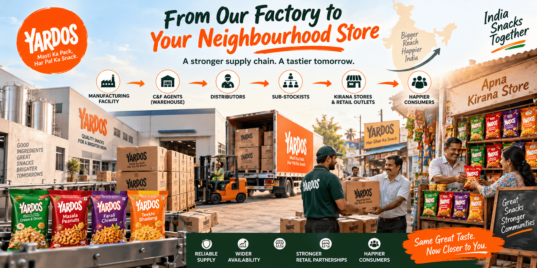 Optimizing FMCG Distribution: Bridging the Gap from Warehouse to Kirana Store