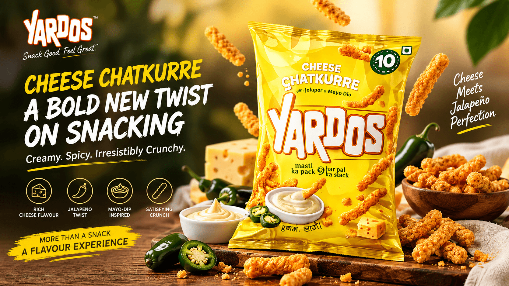 Cheese, Jalapeño & Crunch: The Sensory Engineering Behind Yardos Cheese Chatkurre